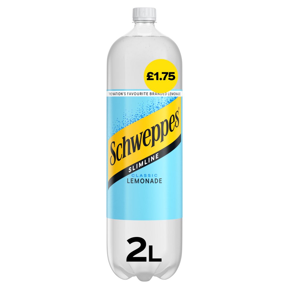 Schweppes Slimline Lemonade 2L