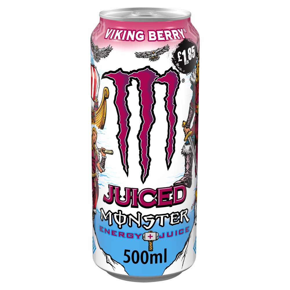 Monster Energy Drink Viking Berry 500ml Can